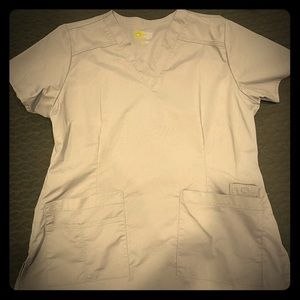 Gray Scrub Top